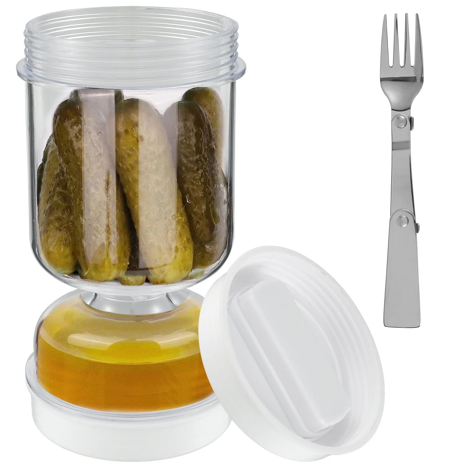 Bear Canister - Pickles Jar With Forks Dry and