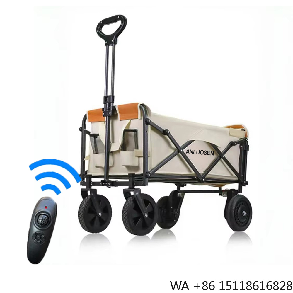 Outdoor Camping Table - Electric Camping Wagon Cart Foldable 2000mAh