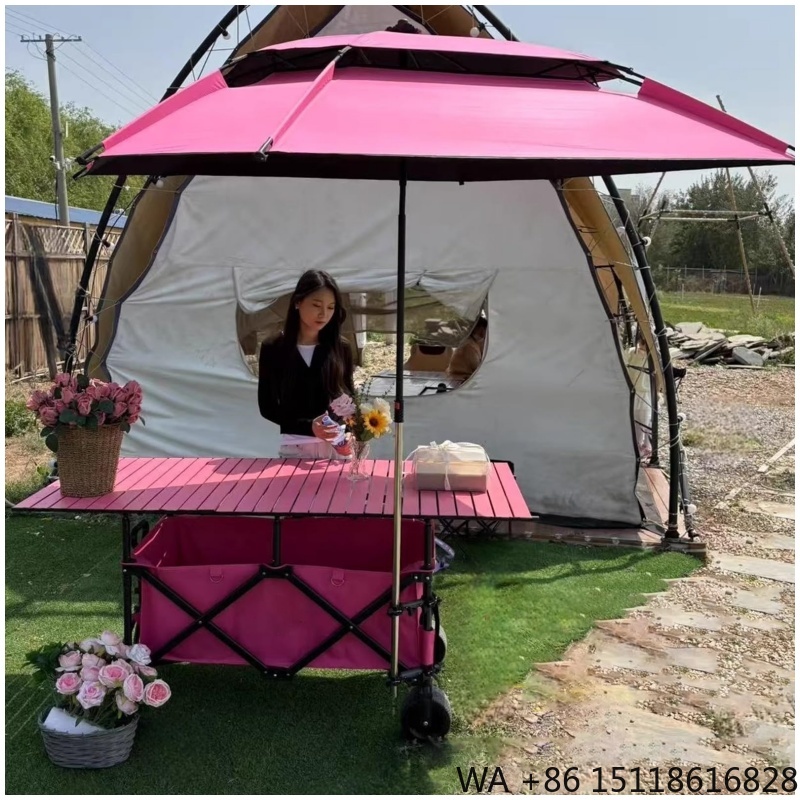 Outdoor Camping Table - 420L High Quality 4-Position Height Adjustable