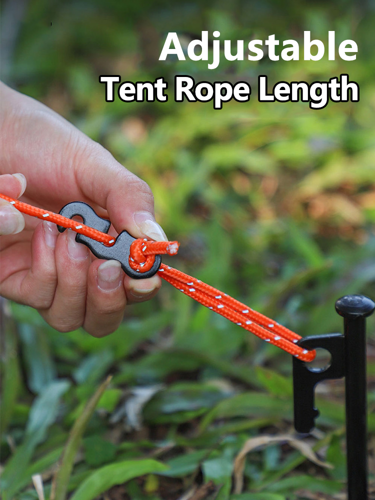 5/10pcs Adjustable Tent Rope B - Outdoor Camping Extension Cord recension och pris
