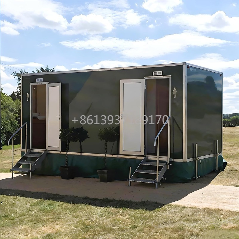 Mobile Toilet Trailer with Bas - Outdoor Camping Trailer recension och pris