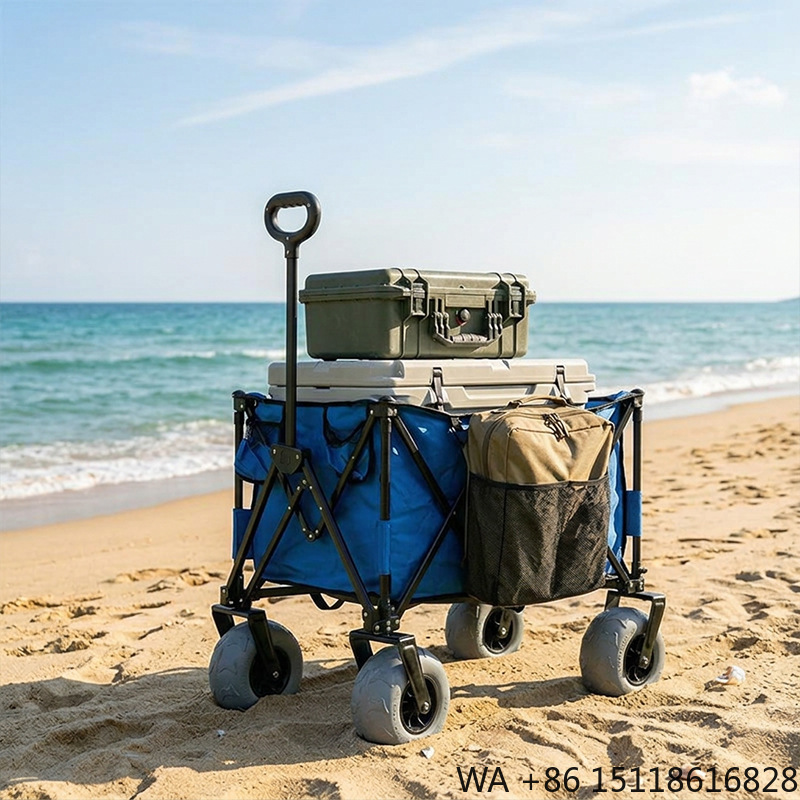 Foldable Metal Beach Wagon Qui - Outdoor Camping Table recension och pris
