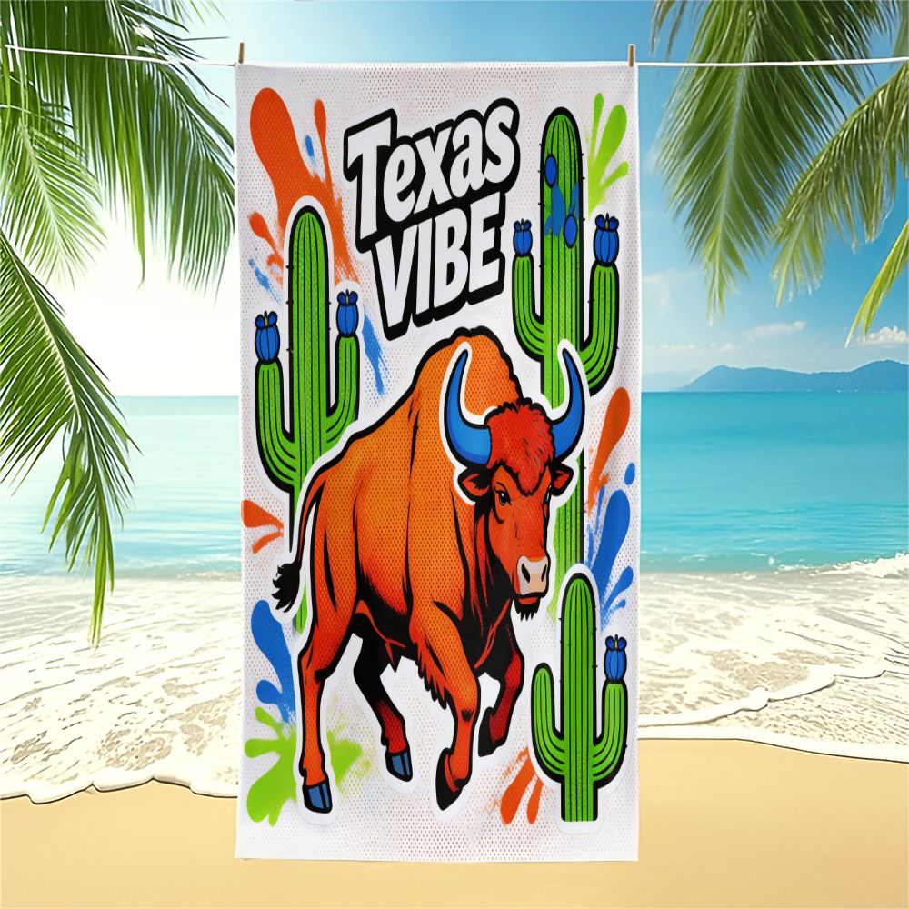 Texas Vibe Pop Art Bull Print  - Outdoor Camping In Texas recension och pris