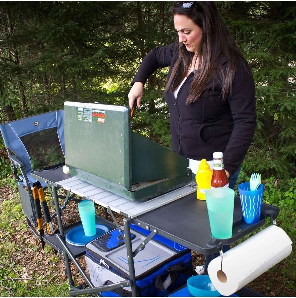 Slim Fold Portable Camping Kit - Outdoor Camping Table recension och pris