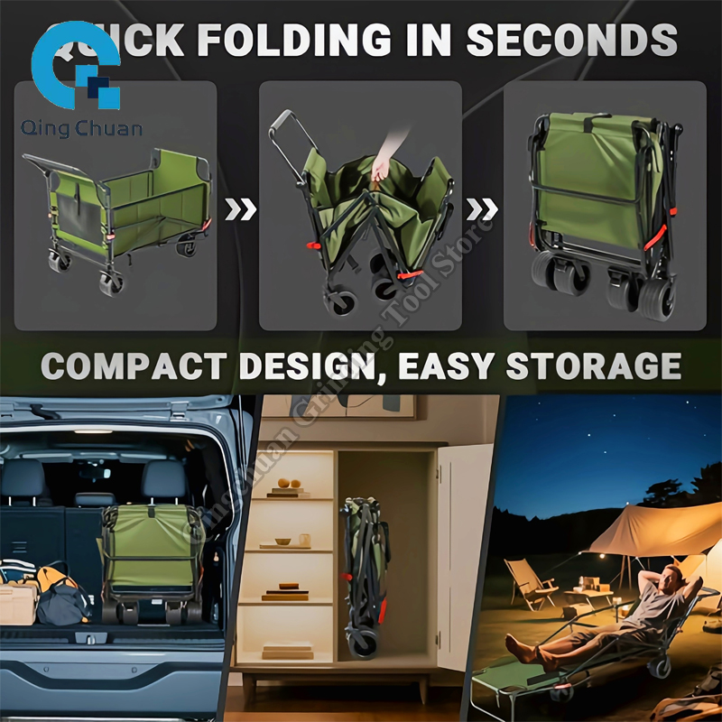 Camping Trolley Multi-Function - Outdoor Camping Trailer recension och pris