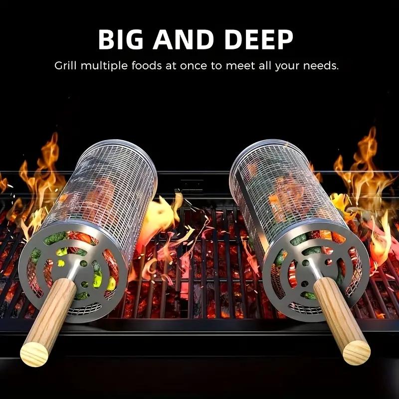 Food Grade Stainless Steel Rou - Cooking Outdoor Camping recension och pris