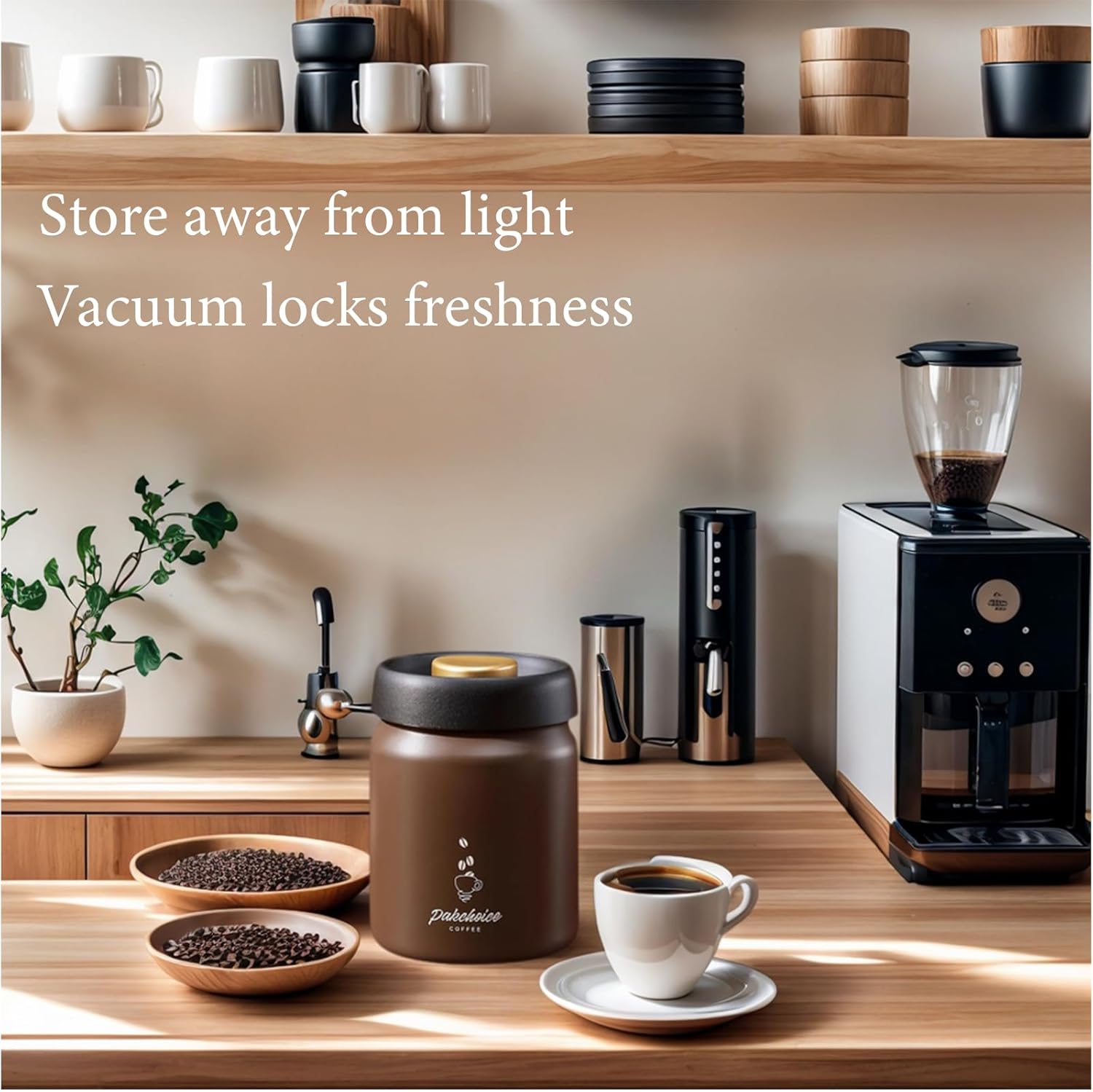 Vacuum Coffee Bean Storage Con - Bear Canister recension och pris
