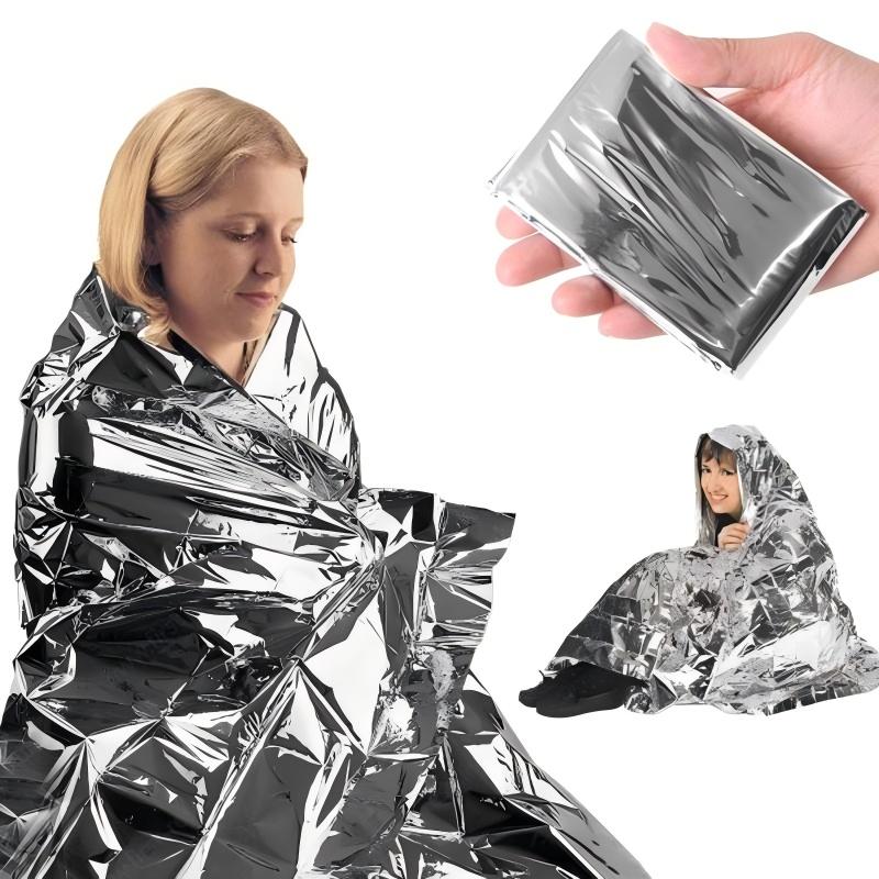 4 pcs Emergency Blanket Outdoo - Survival Kit recension och pris