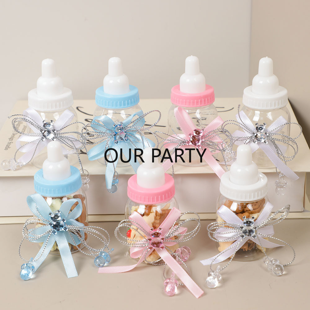 6/12Pcs Plastic Feeding Bottle - Bear Canister recension och pris