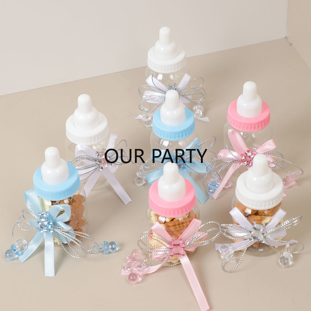 6/12Pcs Plastic Feeding Bottle - Bear Canister recension och pris