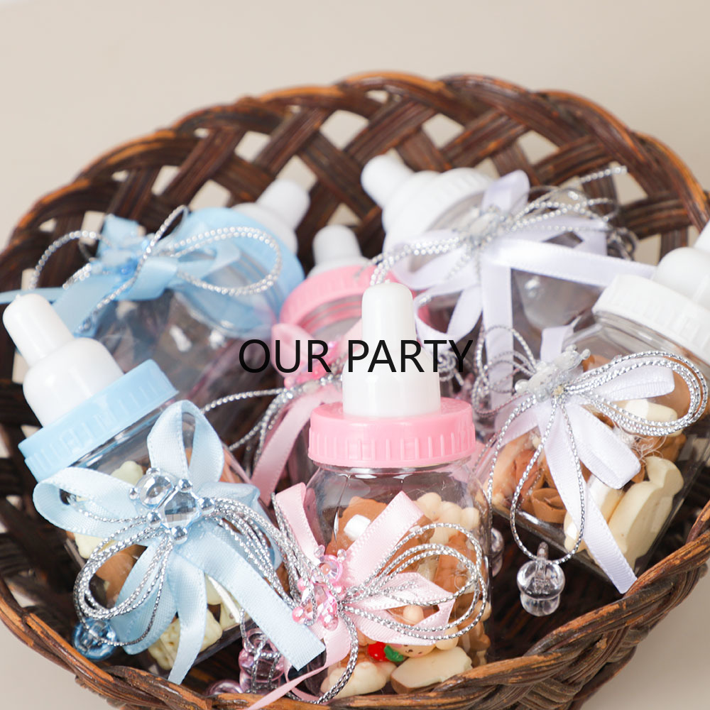 6/12Pcs Plastic Feeding Bottle - Bear Canister recension och pris