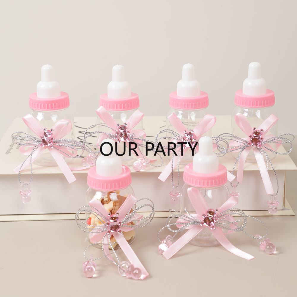 6/12Pcs Plastic Feeding Bottle - Bear Canister recension och pris
