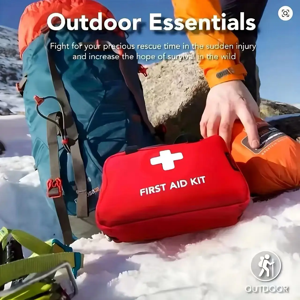 Aid Kit Medical Supplies with  - Survival Kit recension och pris