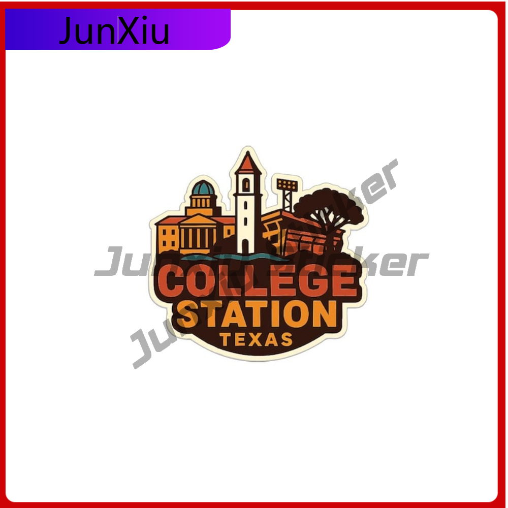 College Station Texas Sticker  - Outdoor Camping In Texas recension och pris