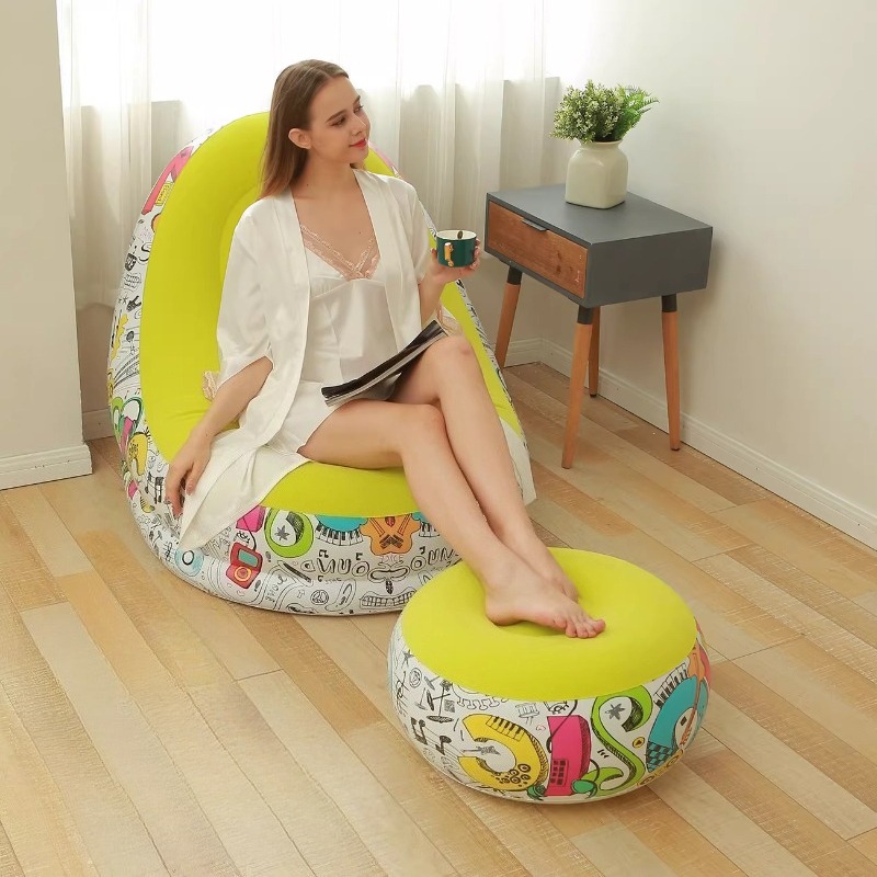 Lazy Person's Foldable Inflata - Outdoor Camping Rental recension och pris