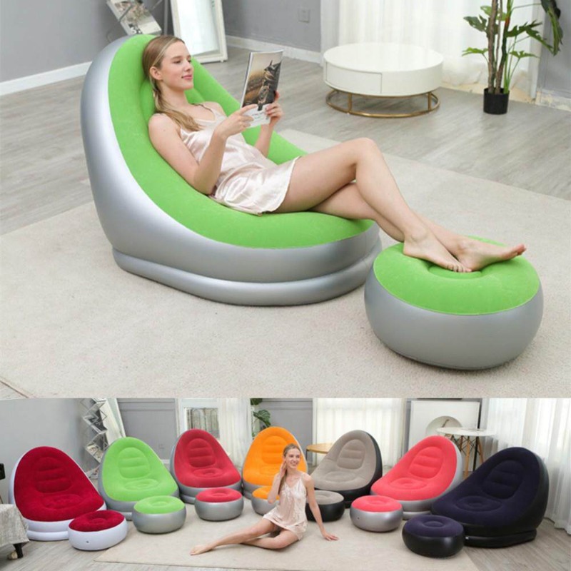 Lazy Person's Foldable Inflata - Outdoor Camping Rental recension och pris