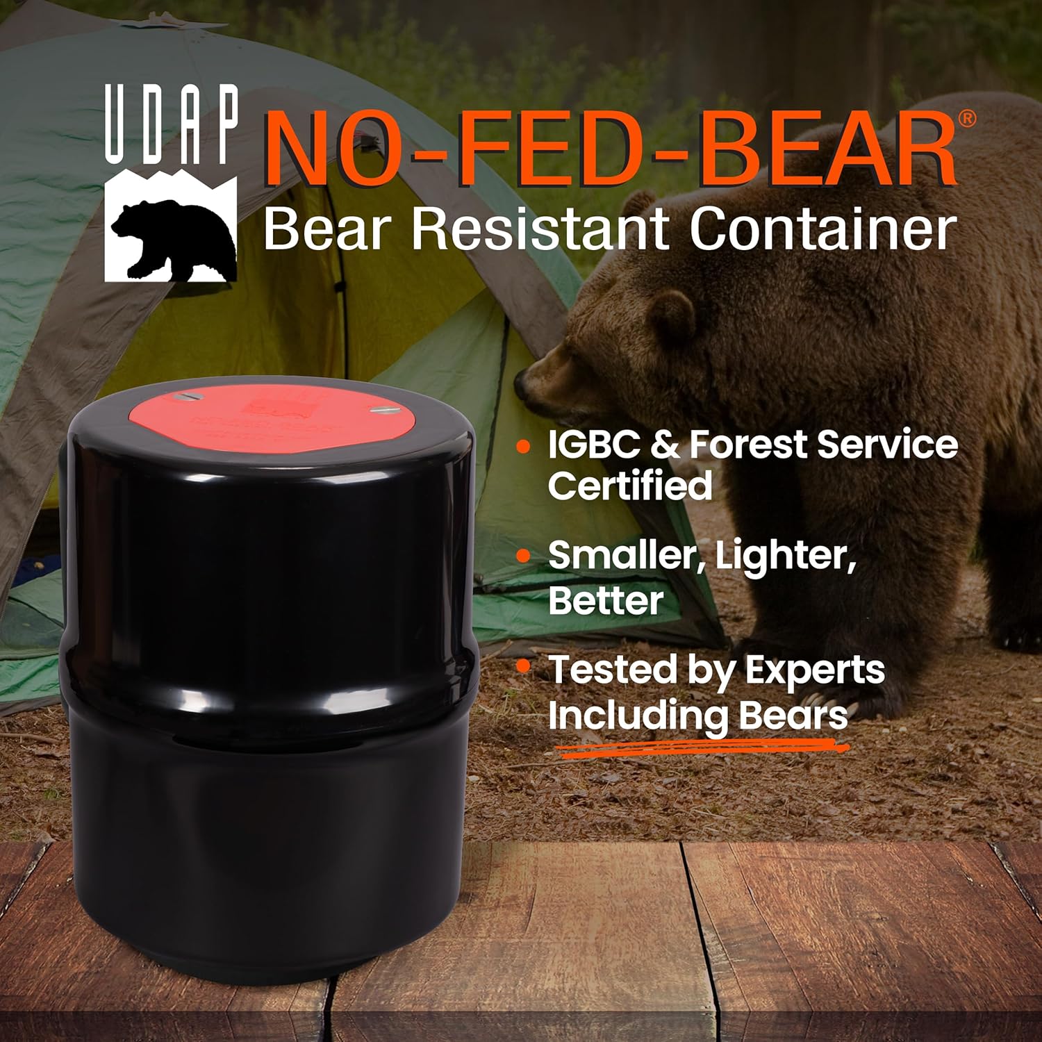 Lightweight Bear-Proof Food Ca - Bear Canister recension och pris
