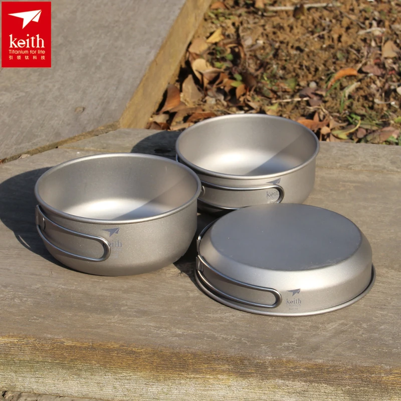 Keith 3PCS Titanium Cookware P - Outdoor Camping Outfit recension och pris