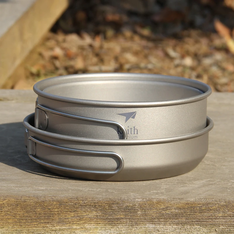 Keith 3PCS Titanium Cookware P - Outdoor Camping Outfit recension och pris
