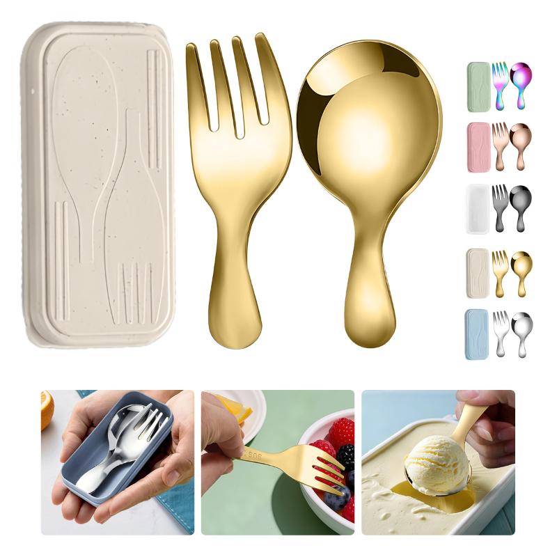 Stainless Steel Tableware Set  - Cooking Outdoor Camping recension och pris