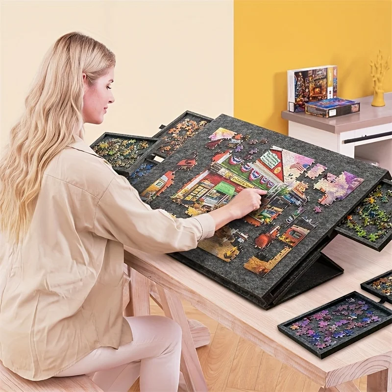 6-Drawer 1500pcs Jigsaw Puzzle - Outdoor Camping Table recension och pris