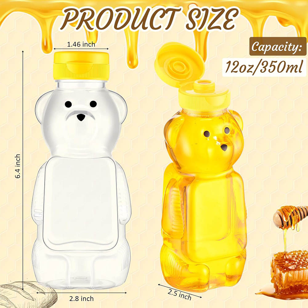 12oz Plastic Bear Honey Bottle - Bear Canister recension och pris