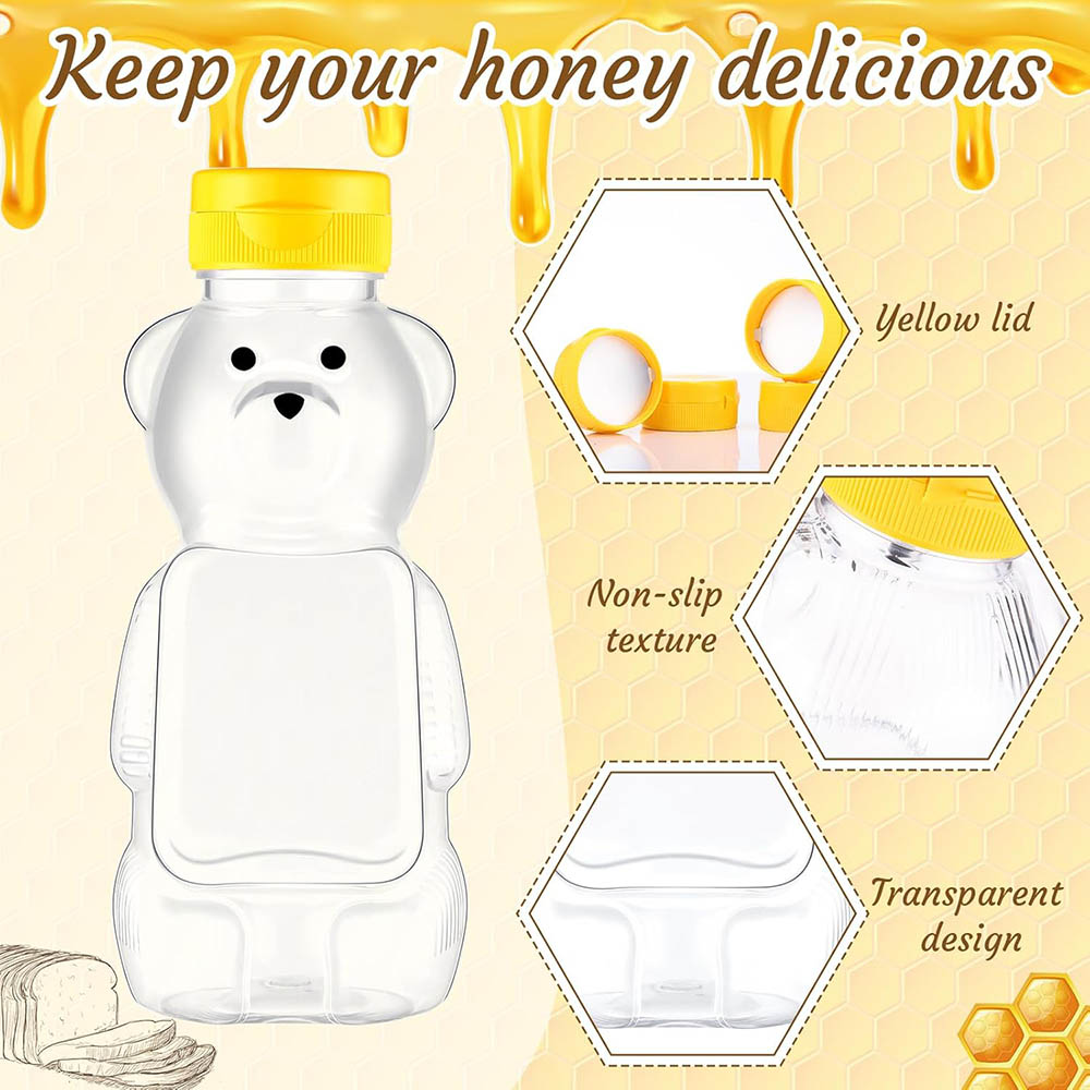 12oz Plastic Bear Honey Bottle - Bear Canister recension och pris