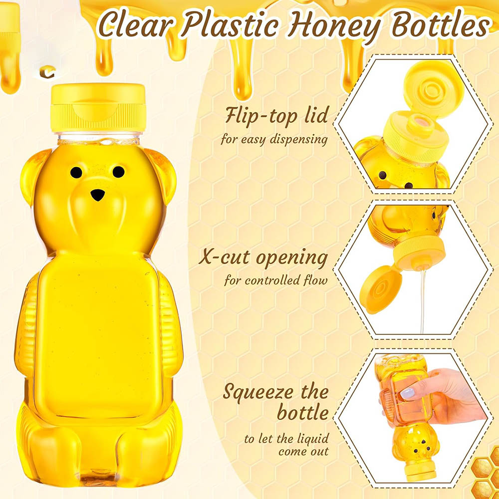 12oz Plastic Bear Honey Bottle - Bear Canister recension och pris