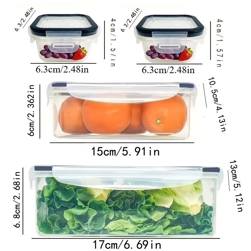 8Pcs Set Includes 4 Containers - Outdoor Camping Outfit recension och pris