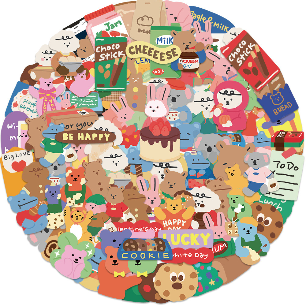 100Pcs Korean Dailylike Bear S - Bear Canister recension och pris