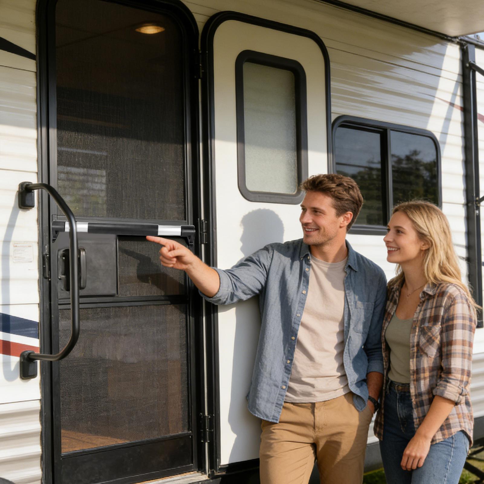 RV Screen Door Handle Adjustab - Outdoor Camping Rental recension och pris