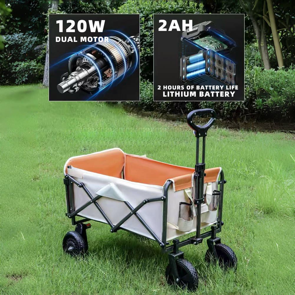 Electric Camping Wagon Cart Fo - Outdoor Camping Table recension och pris
