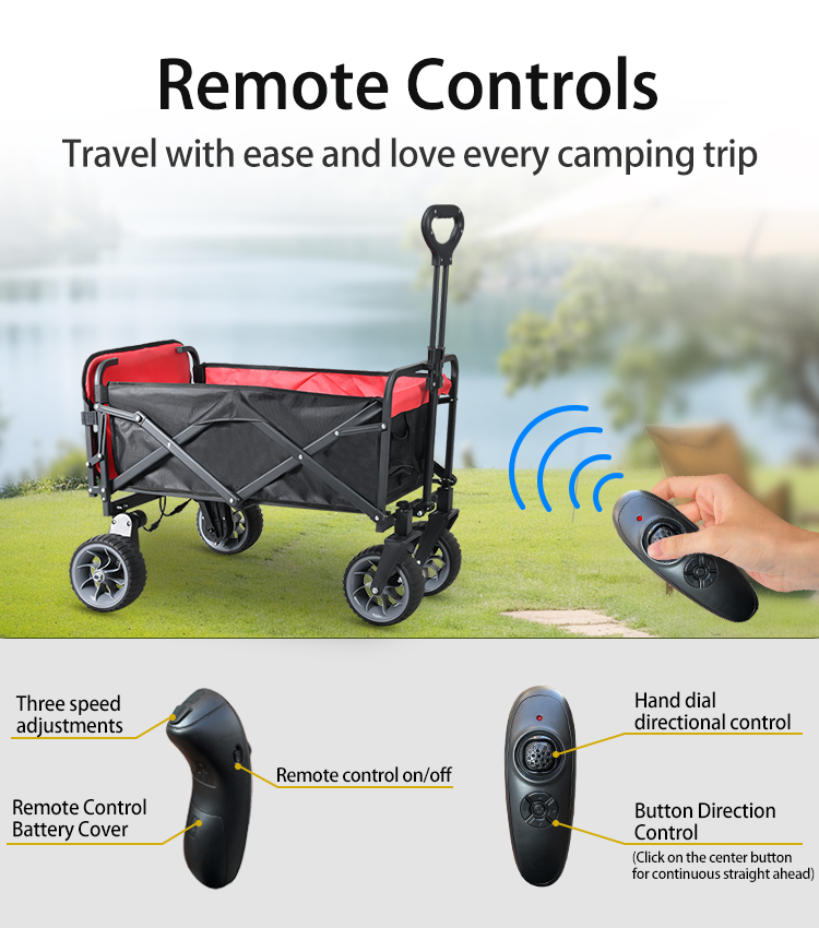 Electric Camping Wagon Cart Fo - Outdoor Camping Table recension och pris