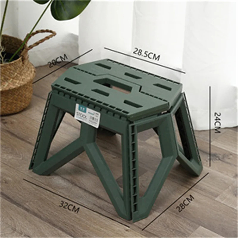 Portable Folding Outdoor Stool - Outdoor Camping High Chair recension och pris