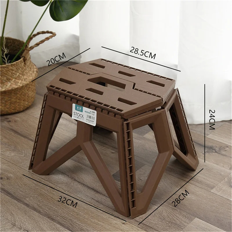 Portable Folding Outdoor Stool - Outdoor Camping High Chair recension och pris