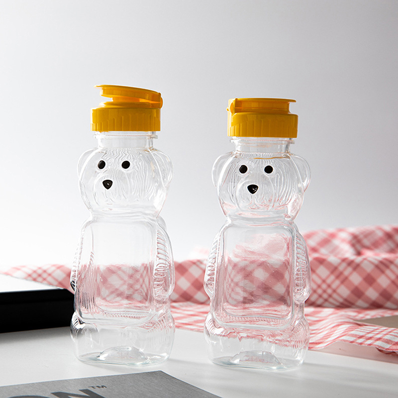 1pc 230ml Plastic Squeeze Cond - Bear Canister recension och pris
