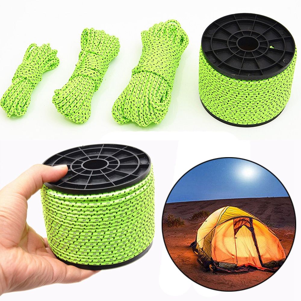 5/10/20/100M Reflective Tent R - Outdoor Camping Extension Cord recension och pris
