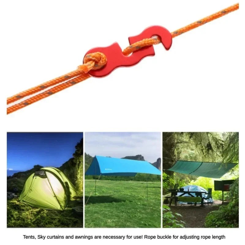 Triple Eye S Shape Tent Wind R - Outdoor Camping Extension Cord recension och pris