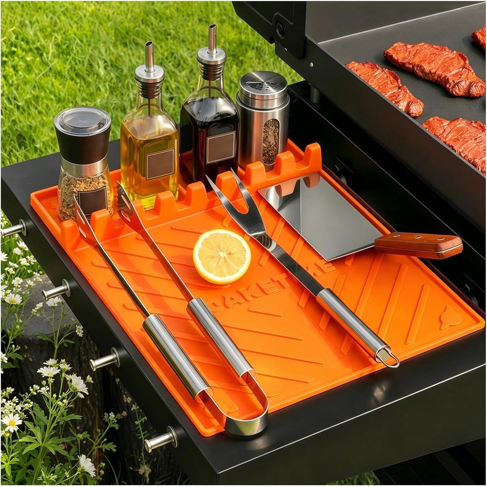 Silicone Grill Mats or Griddle - Cooking Outdoor Camping recension och pris