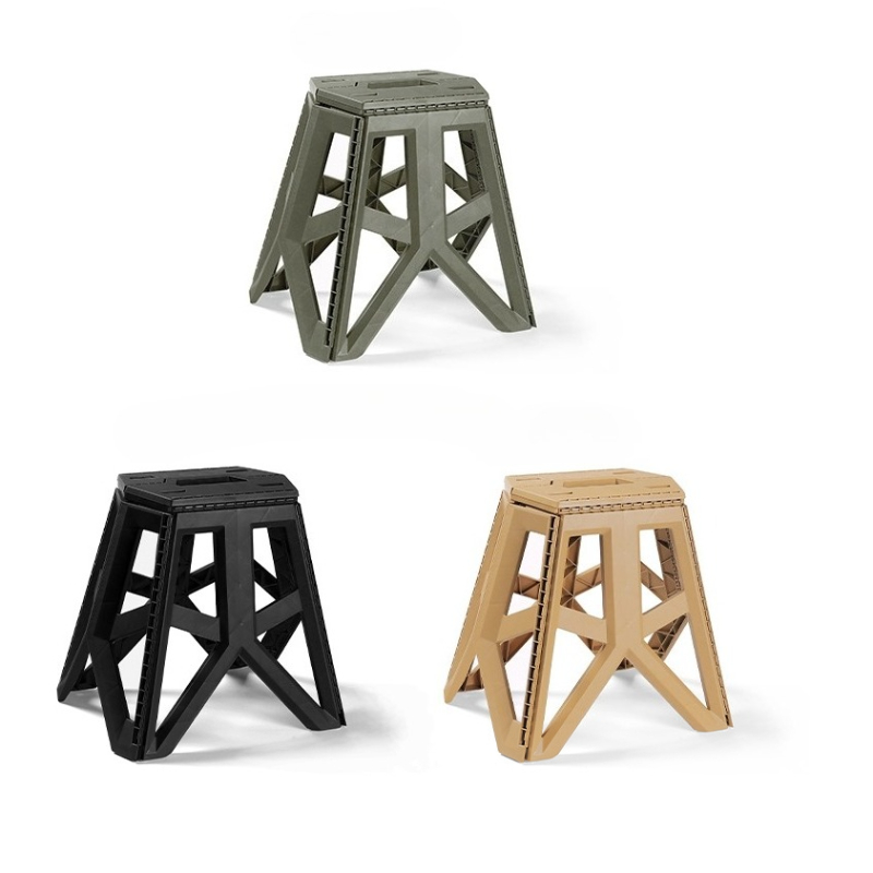 Folding Triangle Stool, Outdoo - Outdoor Camping High Chair recension och pris