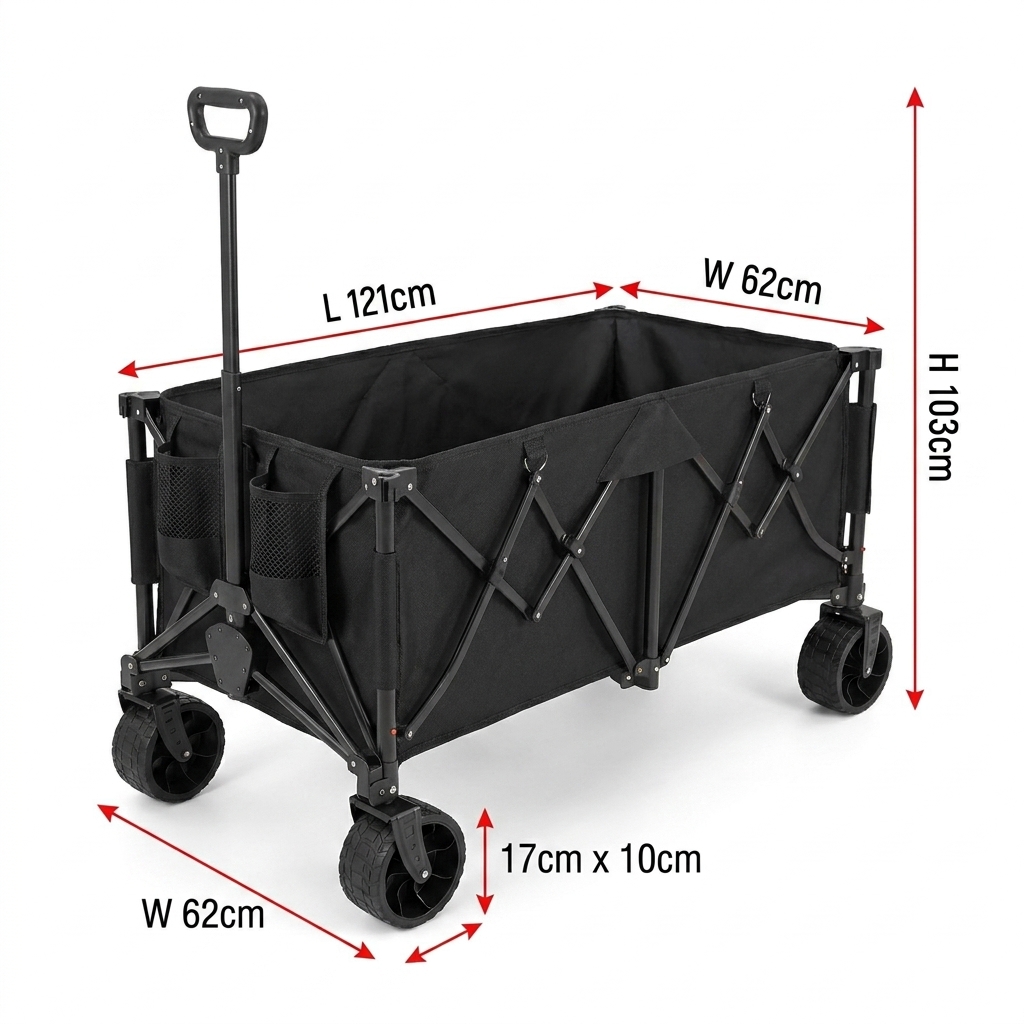 Custom Heavy-Duty Folding Wago - Outdoor Camping Table recension och pris