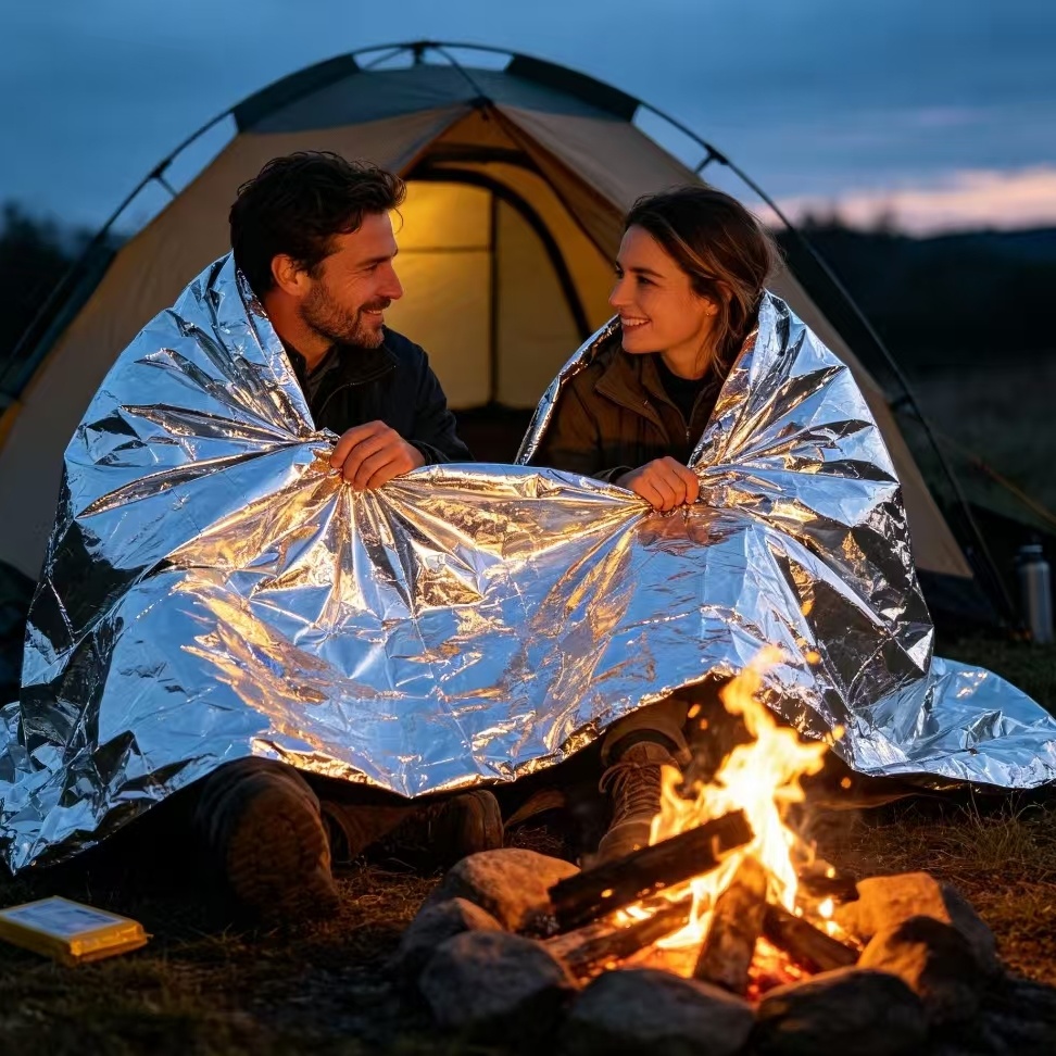 Mylar Thermal Emergency Blanke - Outdoor Camping Heated Blanket recension och pris