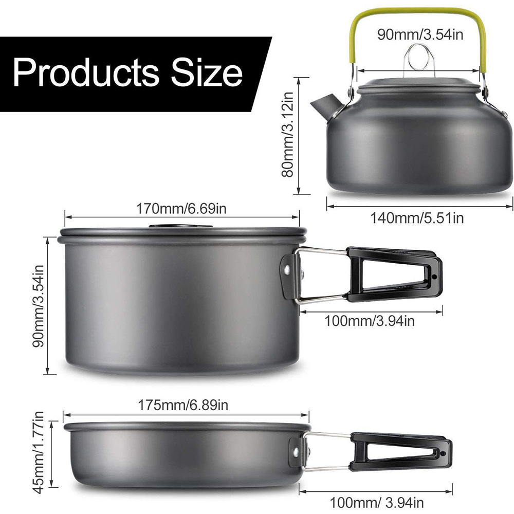 Outdoor Camping Cookware Set M - Outdoor Camping Outfit recension och pris