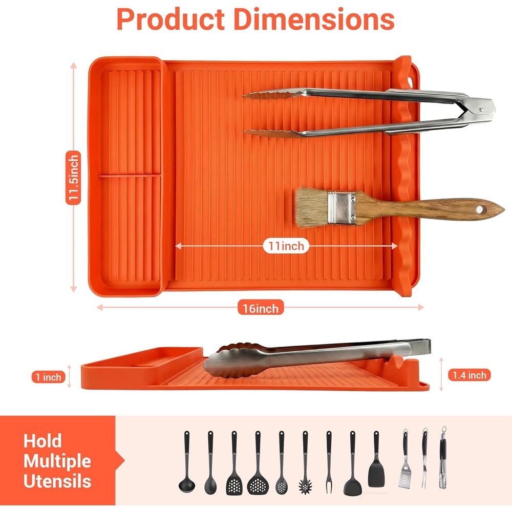 Heat Resistant Silicone Grill  - Cooking Outdoor Camping recension och pris
